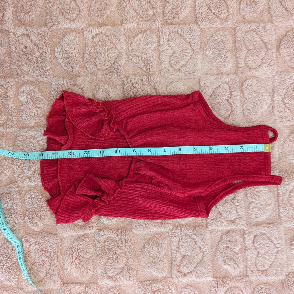 2/$10🐾 New Size XL Dog Dress - Red Dog Dress Or Cat Dress with Ruffle and Bow🐾 - Picture 7 of 9